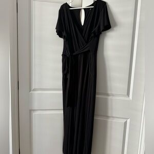 Black romper  great for parties, funerals so flattering